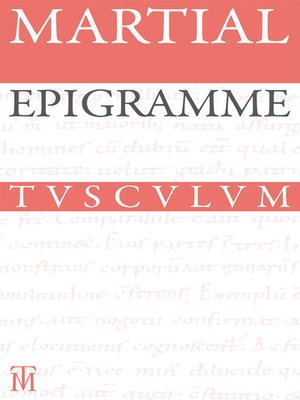 cover image of Epigramme. Gesamtausgabe